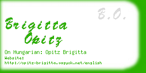 brigitta opitz business card